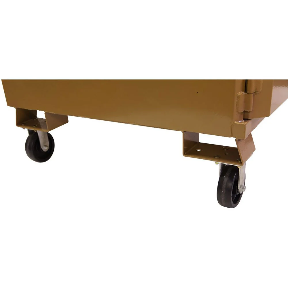 Knaack 695 6" Solid Polypropylene Heavy-Duty Caster Set with Brakes (4 Pack) - Image 3